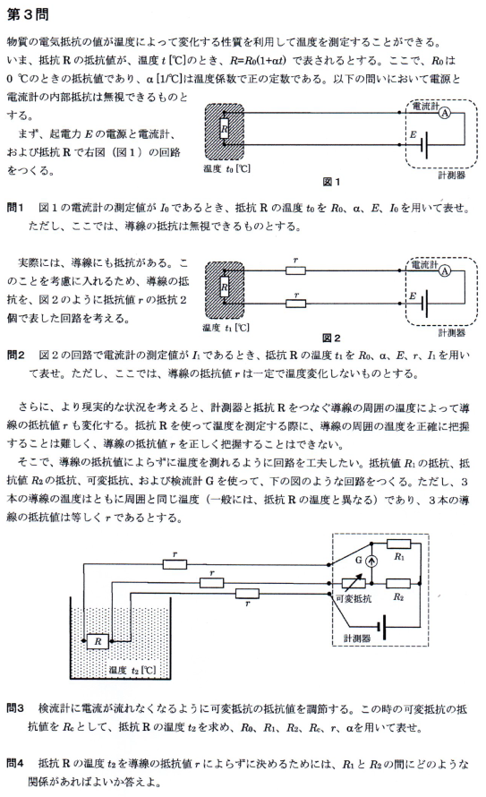 藤田医科大学医学部物理入試問題