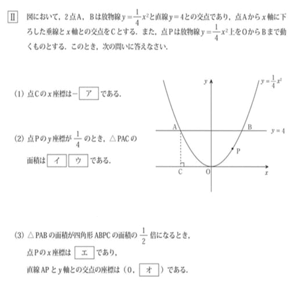 錦城高校数学入試問題