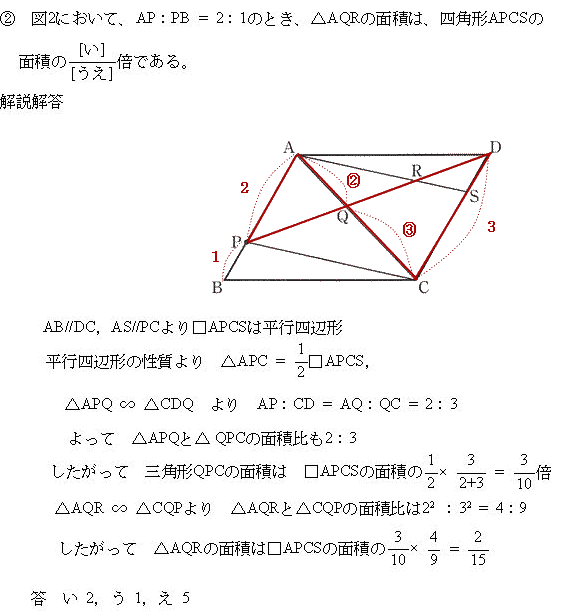 相似形の面積比