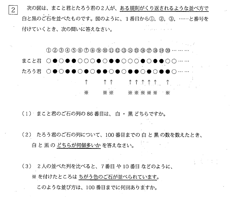 攻玉社中学過去問2010