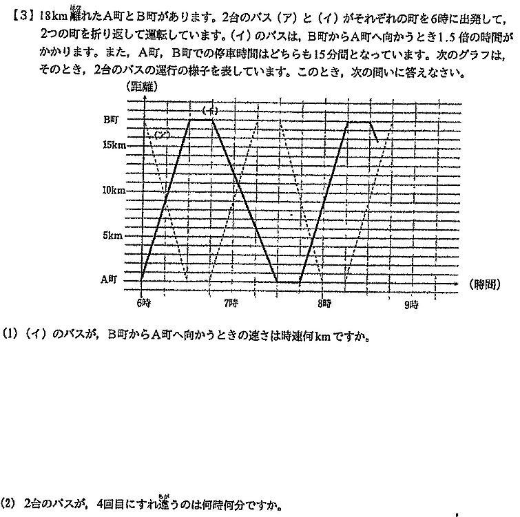 武蔵野大学中学校算数入試問題解説解答