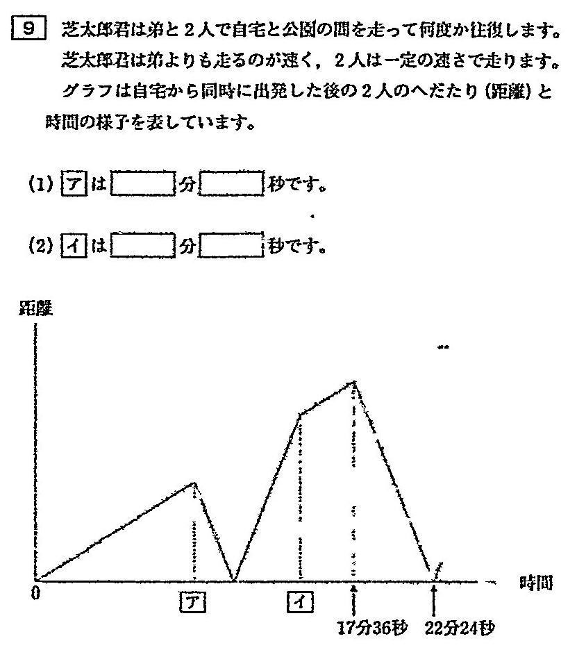 芝中学算数入試問題2022算数