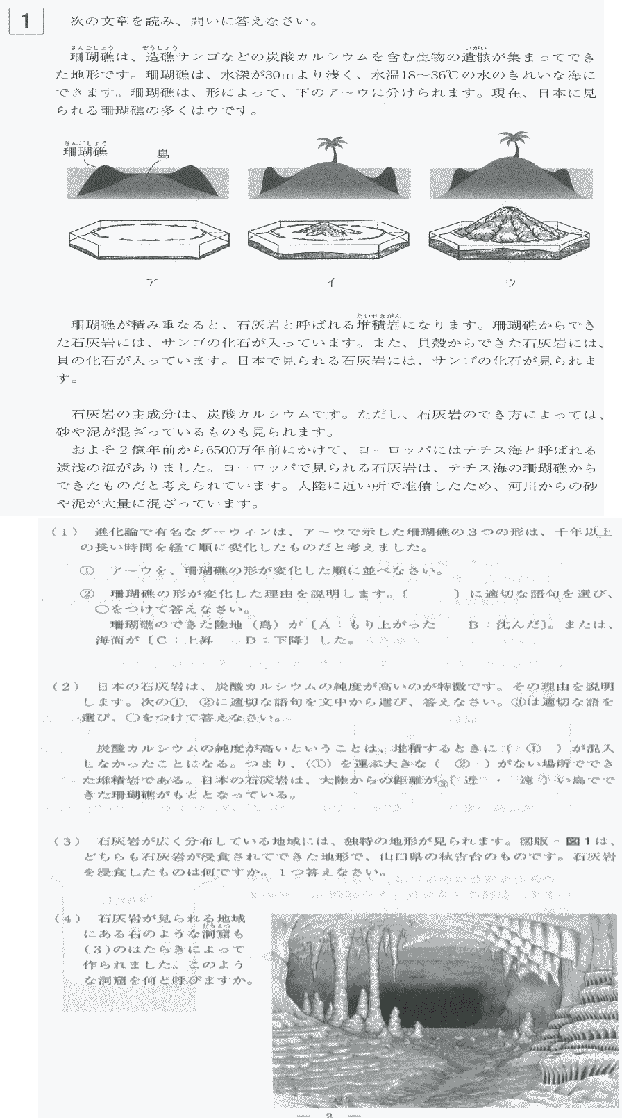 渋谷教育学園幕張中学理科過去問